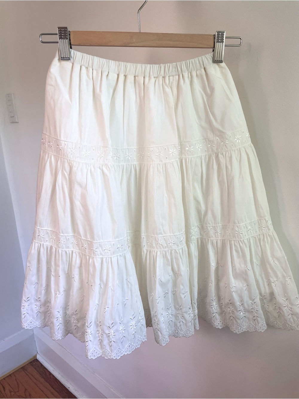 Vintage Tiered Midi Skirt - Picture 1 of 9